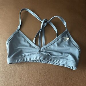Gymshark Teal Strappy Sports Bra